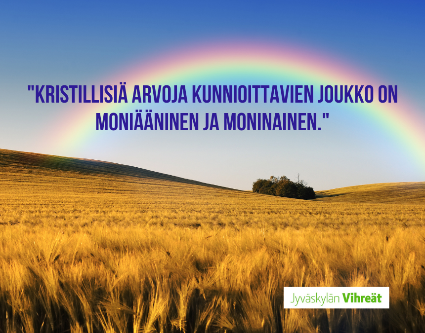 Liisa Kuparinen: Monet kristityt arvostavat sateenkaarikulttuuria