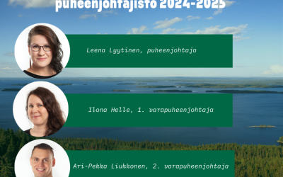 Jyväskylän vihreä valtuustoryhmä on valinnut puheenjohtajiston 2024-2025