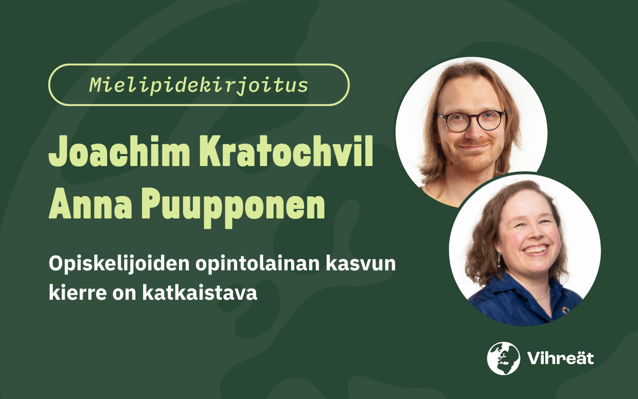 Mielipide - Opiskelijoiden opintolainan kasvun kierre on katkaistava