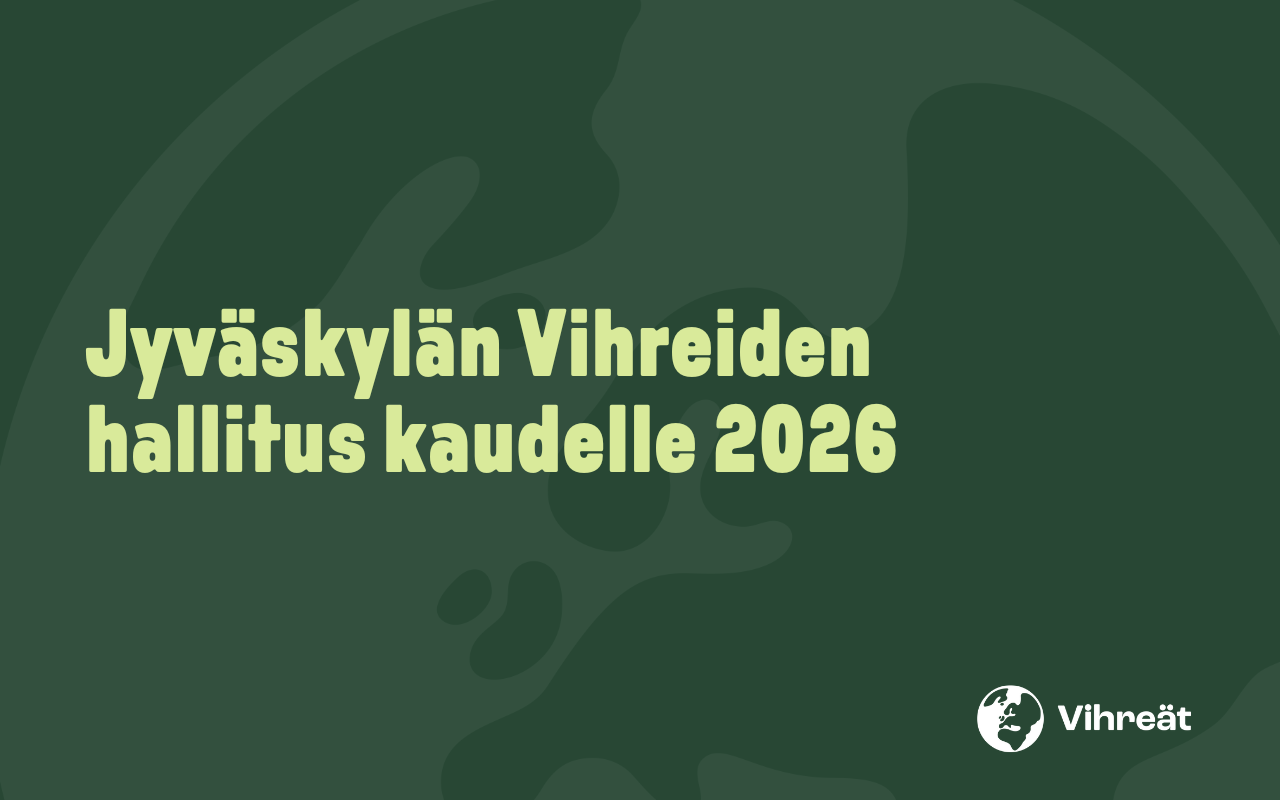 Jyväskylän Vihreiden hallitus kaudelle 2026