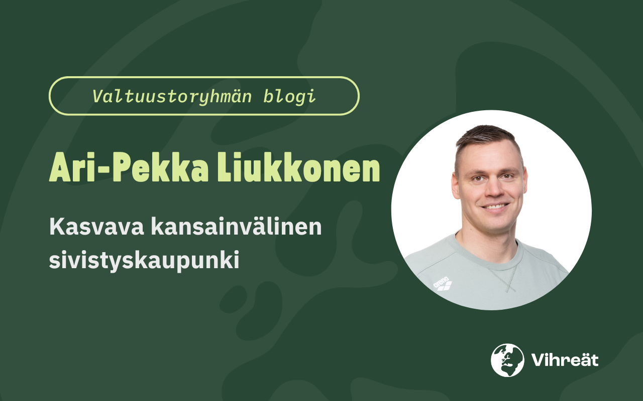 Ari-Pekka Liukkonen: Kasvava kansainvälinen sivistyskaupunki